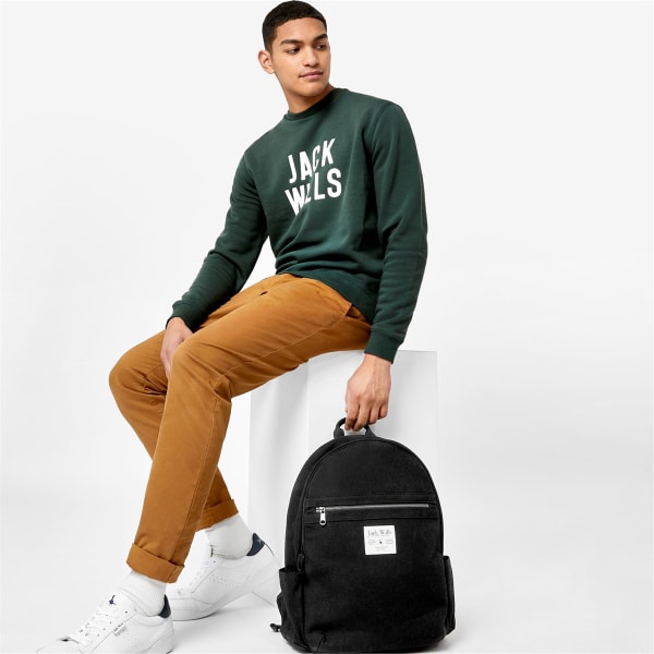 JACK WILLS Men's Walker Graphic Logo Sweatshirt