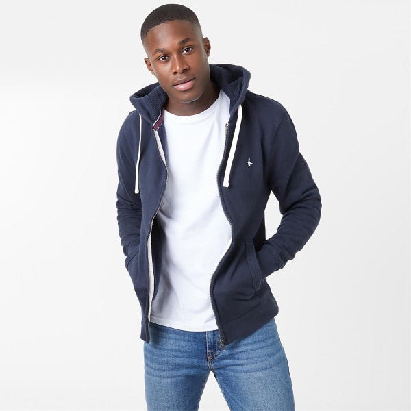 JACK WILLS Men's Pinebrook Pheasant Logo Zip Hoodie