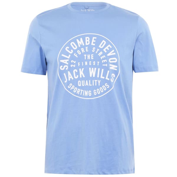 JACK WILLS Men's Cornhill Logo Short Sleeve Tee