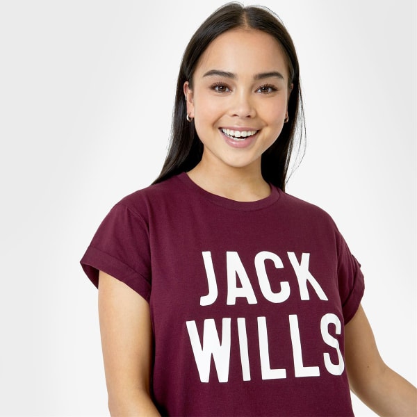 JACK WILLS Women's Paulkin Boyfriend Graphic Tee