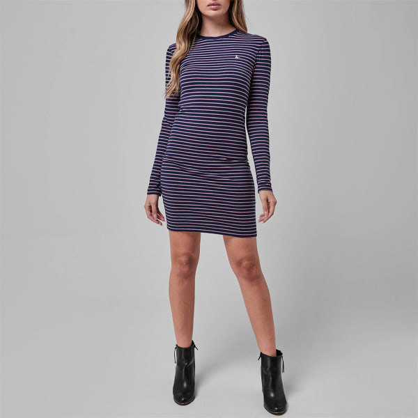 JACK WILLS Women's Capstaff Stripe Jersey Mini Dress