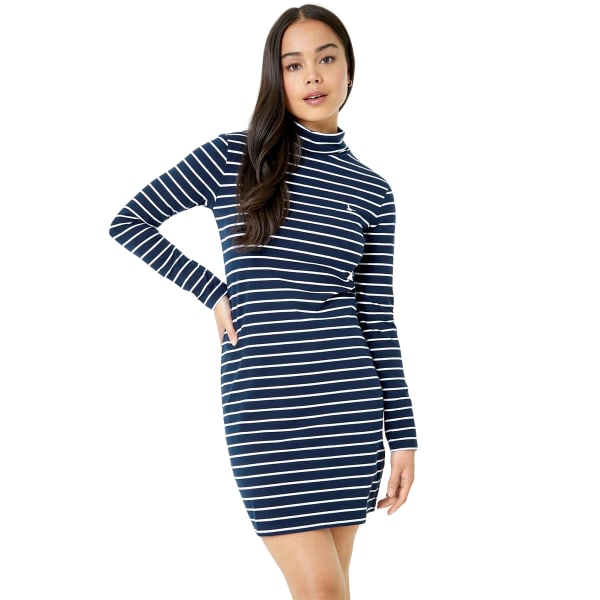 JACK WILLS Women's Southwick Turtle Neck Jersey Mini Dress