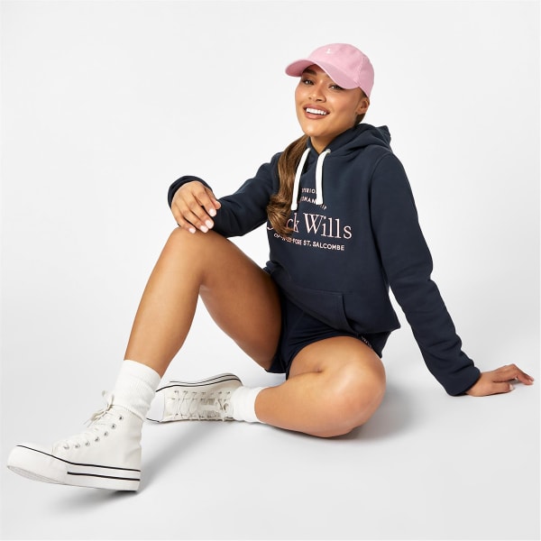 JACK WILLS Women's Hunston Graphic Logo Hoodie