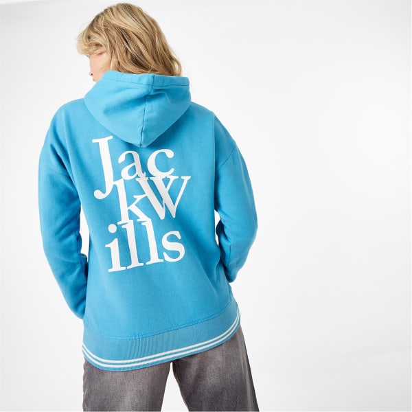 JACK WILLS Women's Lightly Logo Boyfriend Hoodie