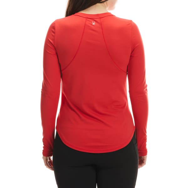 SPYDER Women's Long Sleeve Crewneck Top w/ Thumbholes