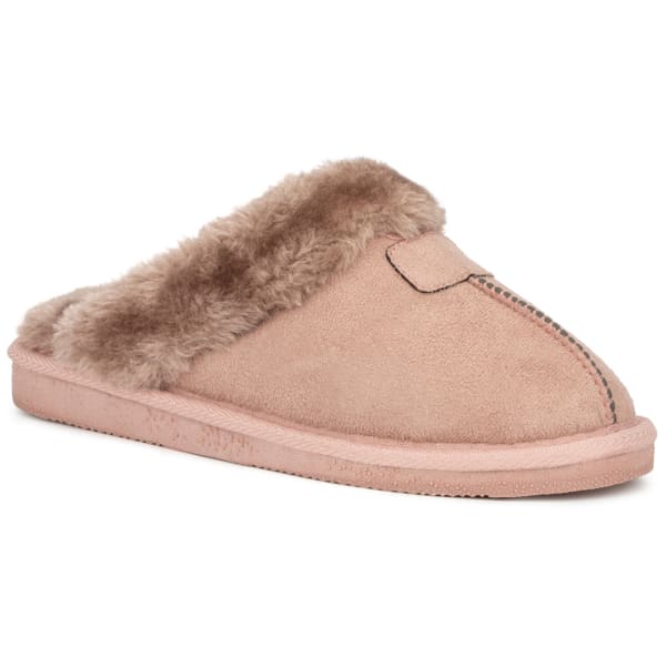 OLIVIA MILLER Women's Eva Faux Fur Slipper