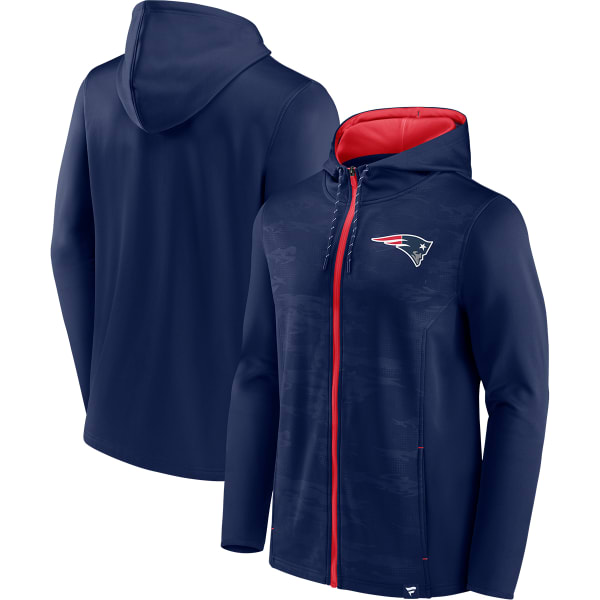 NEW ENGLAND PATRIOTS Men's Fanatics Ball Carrier Full-Zip Hoodie