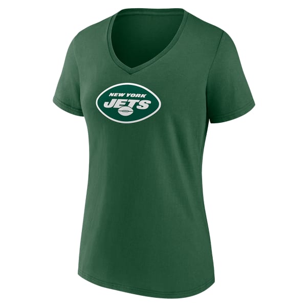 NEW YORK JETS Women's Fanatics Primary Logo V-Neck Tee