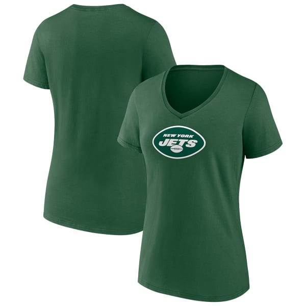 NEW YORK JETS Women's Fanatics Primary Logo V-Neck Tee