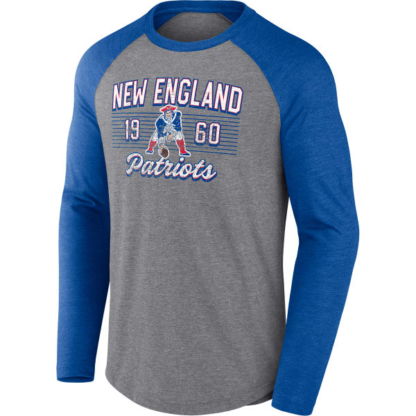 NEW ENGLAND PATRIOTS Men's Fanatics Weekend Casual Long-Sleeve Tee