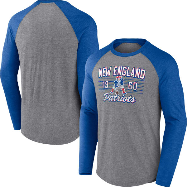 NEW ENGLAND PATRIOTS Men's Fanatics Weekend Casual Long-Sleeve Tee