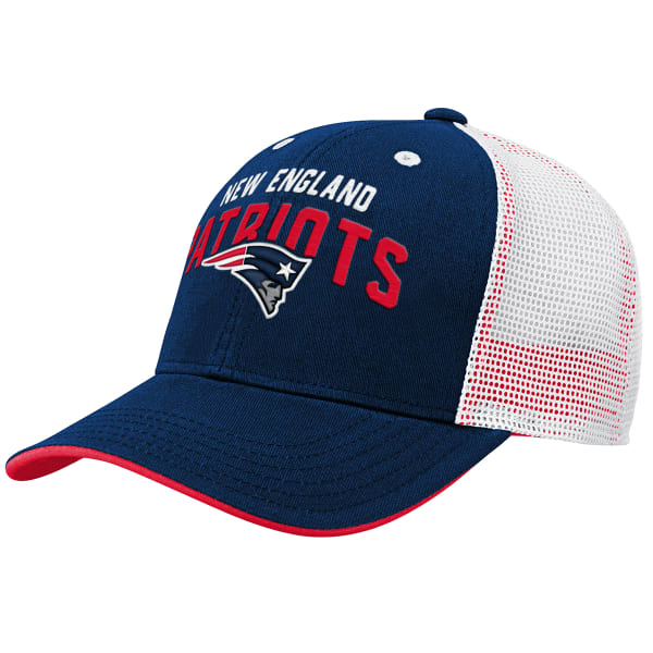 NEW ENGLAND PATRIOTS Kids' Outerstuff Core Lockup Meshback Adjustable Hat