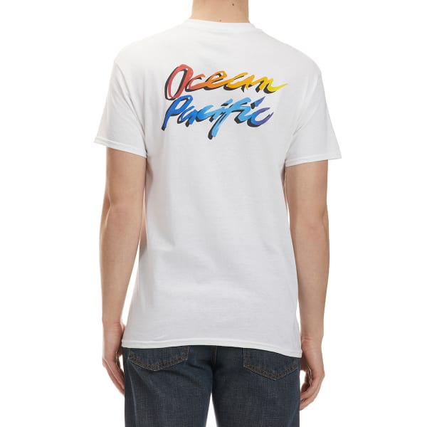 OCEAN PACIFIC Men's Script Short-Sleeve Graphic Tee