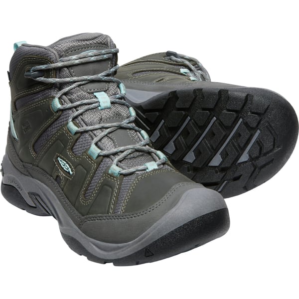 KEEN Women's Circadia Mid Waterproof Hiking Boots, Wide