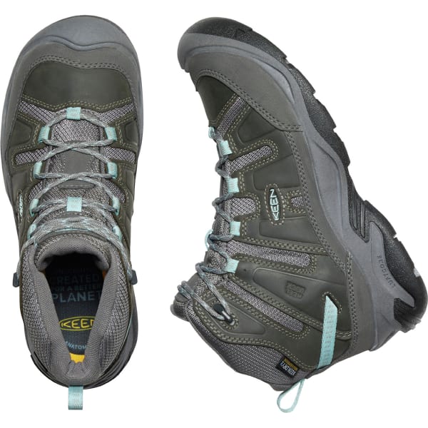 KEEN Women's Circadia Mid Waterproof Hiking Boots, Wide