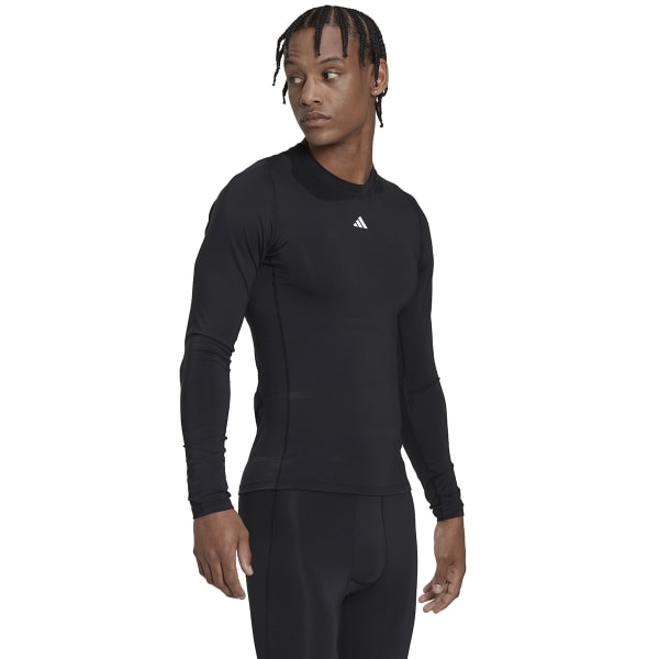 ADIDAS Men's TechFit Long-Sleeve Baselayer Tee