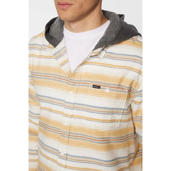 O'NEILL Young Men's Redmond Hooded Flannel Shirt