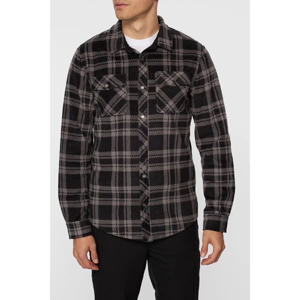 O'NEILL Young Men's Glacier Plaid Superfleece Flannel