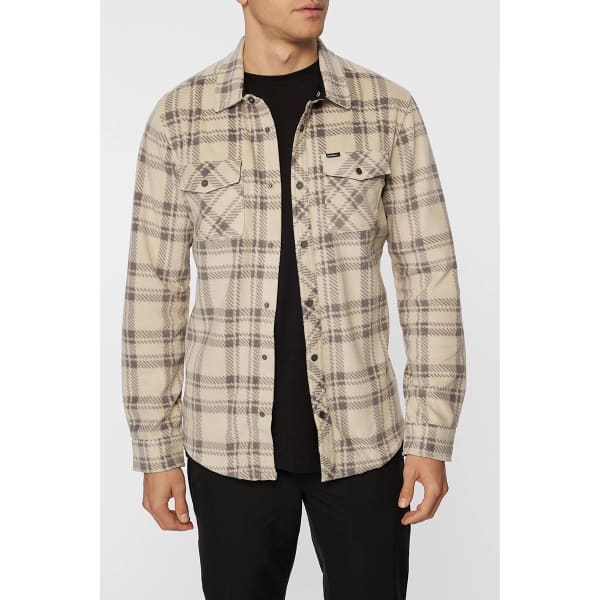 O'NEILL Young Men's Glacier Plaid Superfleece Flannel