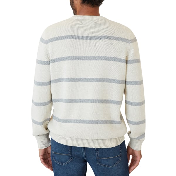 CHAPS Men's Original Crewneck Striped Sweater