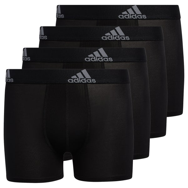 ADIDAS Boys' Performance Boxer Briefs, 4-Pack