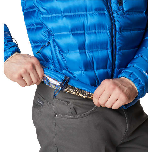 COLUMBIA Men's Pebble Peak Down Hooded Jacket