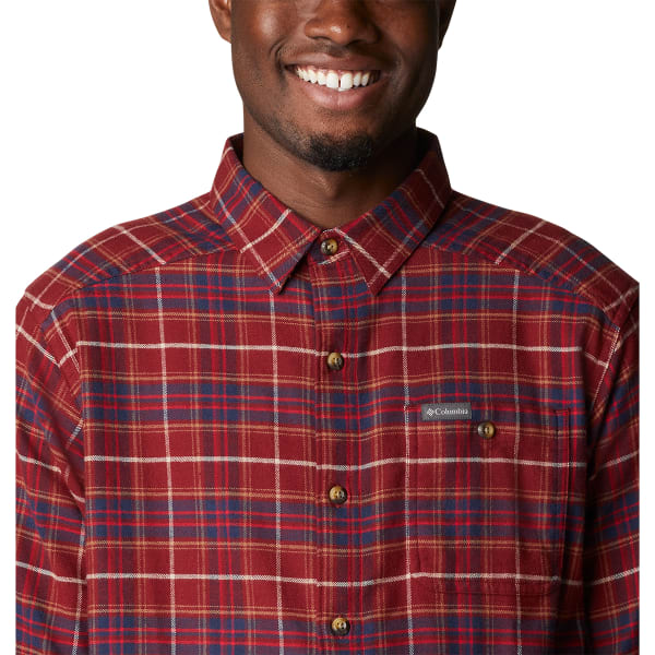 COLUMBIA Men’s Cornell Woods Flannel Long-Sleeve Shirt