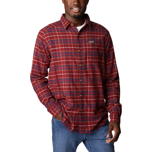 COLUMBIA Men’s Cornell Woods Flannel Long-Sleeve Shirt