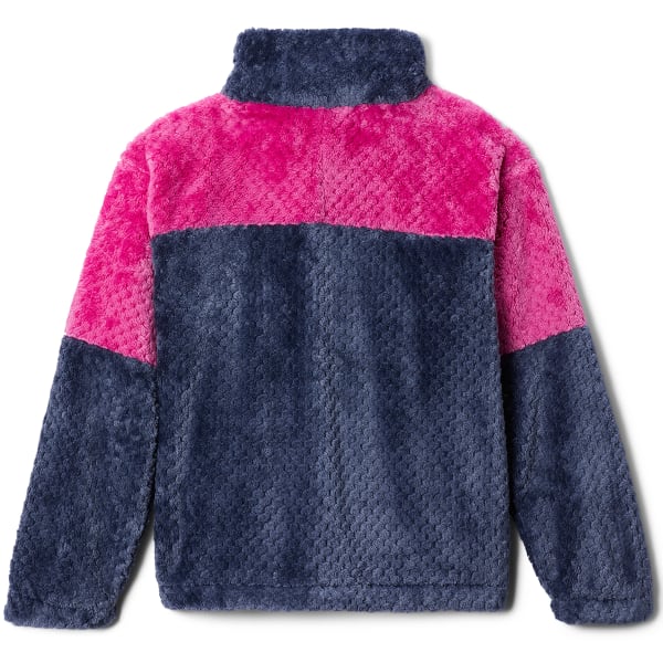 COLUMBIA Girls' Fire Side II Half-Zip Sherpa Fleece