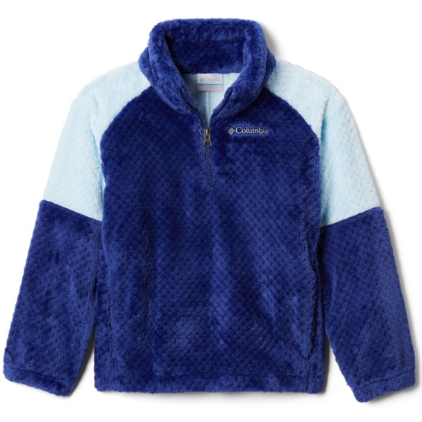 COLUMBIA Girls' Fire Side II Half-Zip Sherpa Fleece