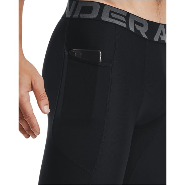 Under Armour Men's HeatGear Pocket Long Compression Shorts