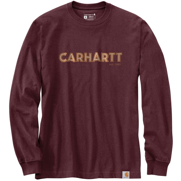 CARHARTT Men's Loose Fit Heavyweight Long-Sleeve Graphic Tee