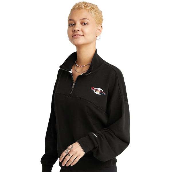 CHAMPION Women's French Terry Quarter Zip