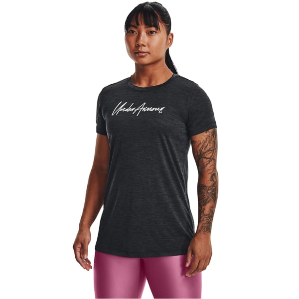 Under Armour Women's UA Tech™ Twist Script Short Sleeve - 1377199