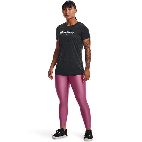 UNDER ARMOUR Women's UA Tech Twist Script Short Sleeve Tee