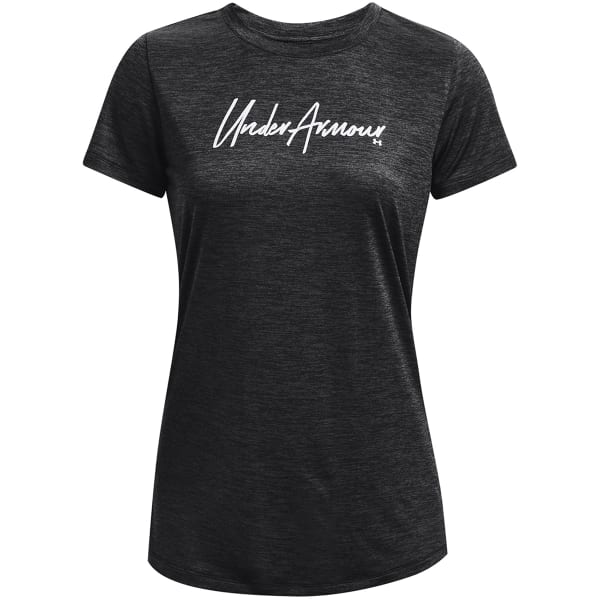 UNDER ARMOUR Women's UA Tech Twist Script Short Sleeve Tee