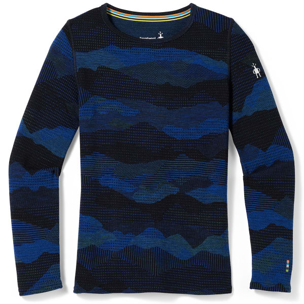 SMARTWOOL Kids' Classic Thermal Merino Base Layer Pattern Crew