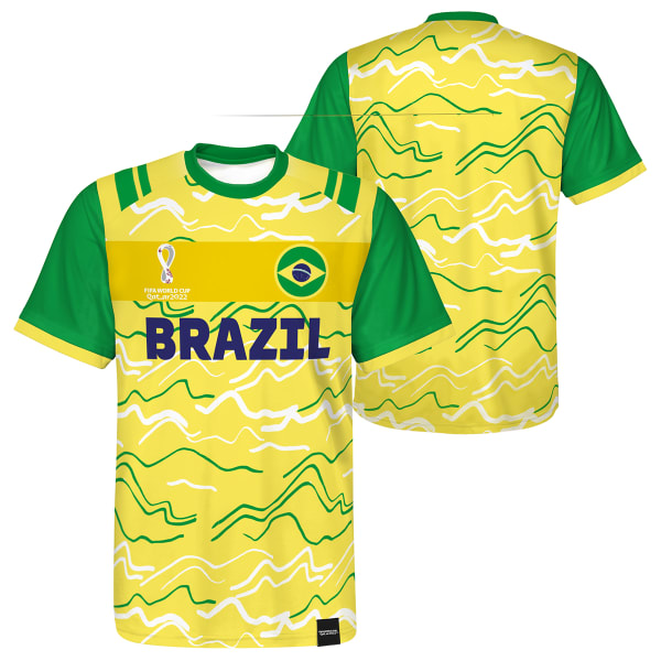 WORLD CUP 2022 Men's Outerstuff Brazil Classic Short-Sleeve Jersey