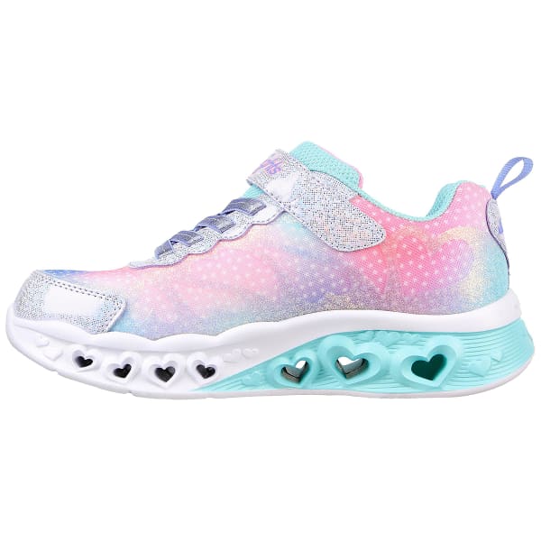 SKECHERS Girls' Flutter Heart Lights - Simply Love Shoes