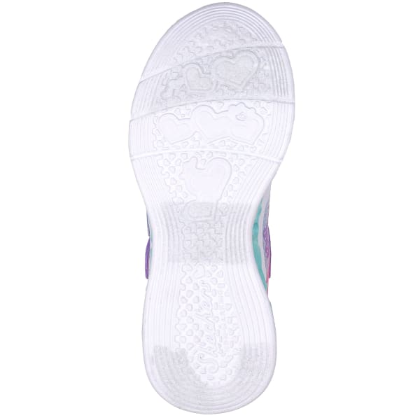 SKECHERS Girls' Flutter Heart Lights - Simply Love Shoes