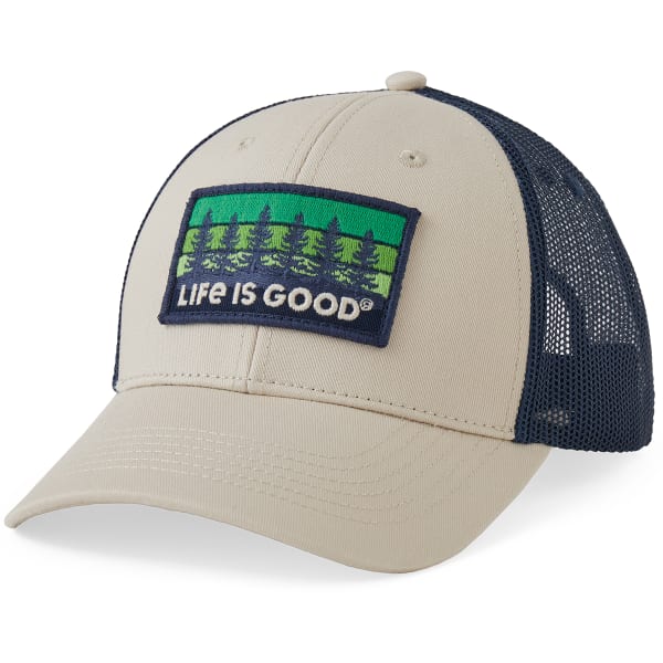 LIFE IS GOOD Women's Tree Patch Hard Mesh Back Cap