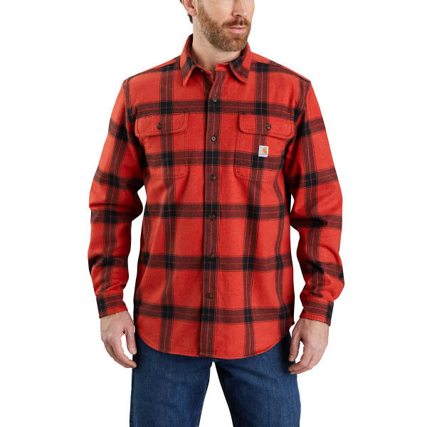 CARHARTT Men's Loose Fit Heavyweight Long-Sleeve Flannel