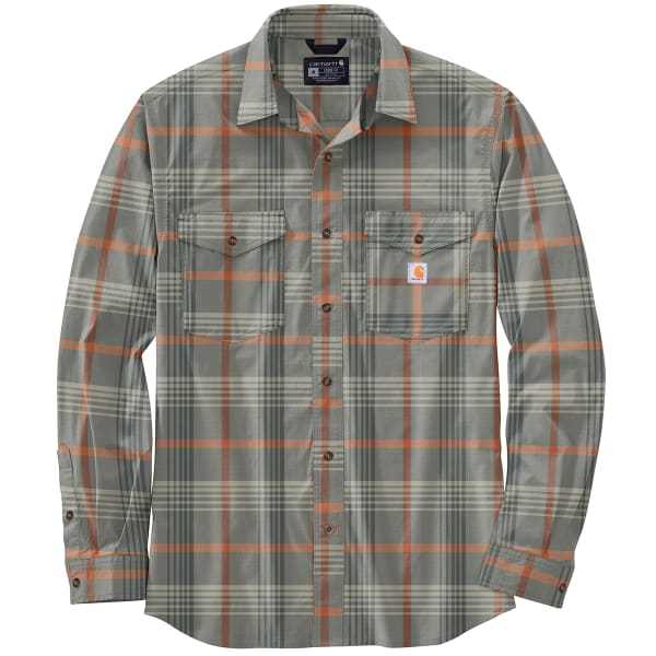 CARHARTT Men's Rugged Flex Relaxed Fit Lightweight Long-Sleeve Shirt ...