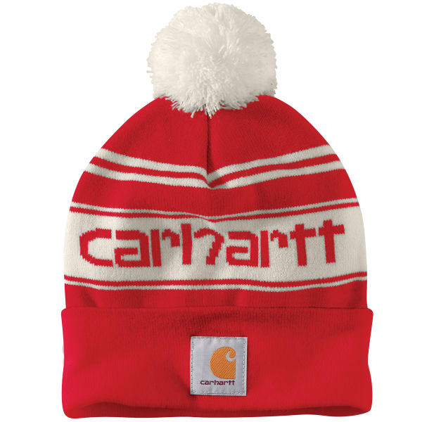 CARHARTT Men's Knit Pop Pom Cuffed Beanie