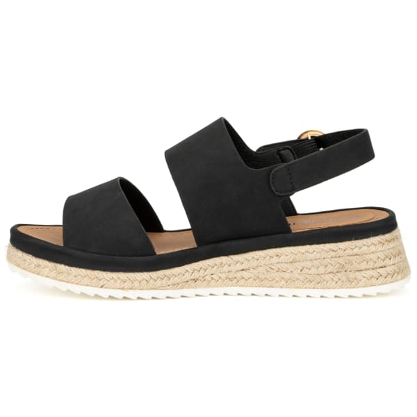 OLIVIA MILLER Women's Double-Strap Slingback Sandals