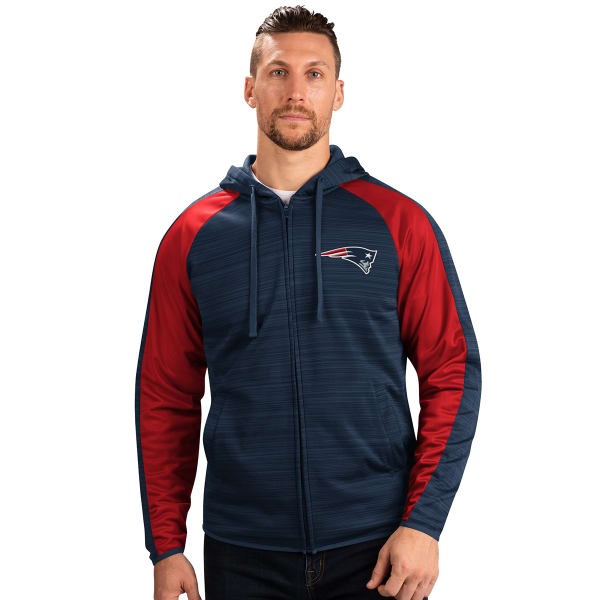 NEW ENGLAND PATRIOTS Men's Neutral Zone Full-Zip Hoodie