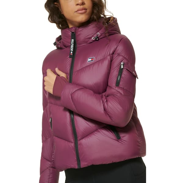 TOMMY HILFIGER Women's Hooded Puffer Jacket