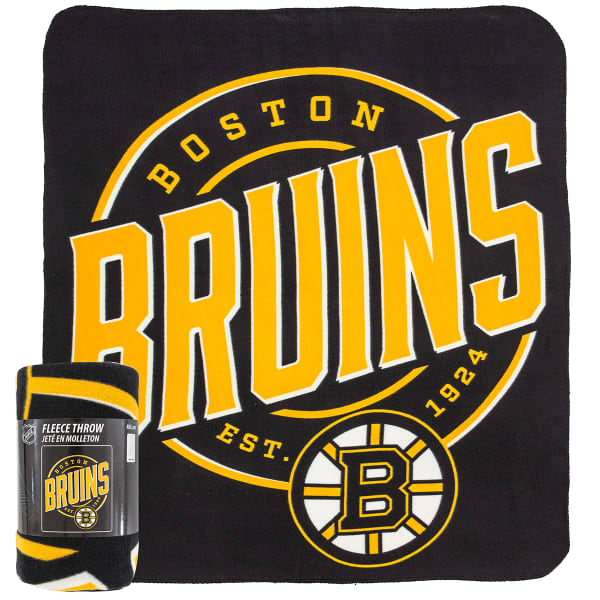 BOSTON BRUINS Campaign Fleece Throw Blanket 50"x60"