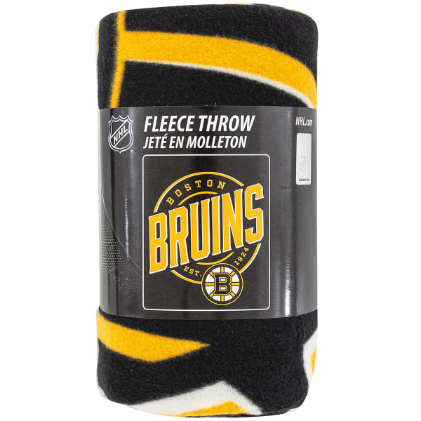 BOSTON BRUINS Campaign Fleece Throw Blanket 50"x60"