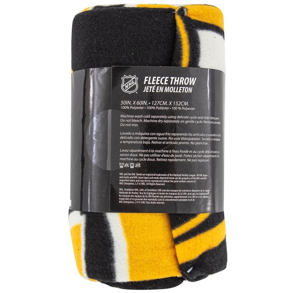 BOSTON BRUINS Campaign Fleece Throw Blanket 50"x60"